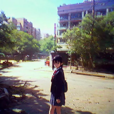 tokyo, schoolgirl,
old_siemens, foreground, background, overexposure, film grain,
<lora:old_siemens:1>