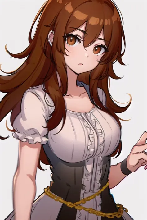 akanetaira, <lyco:akanetaira-lyco-nochekaiser:0.8>,
akane taira, long hair, brown hair, hair between eyes, (brown eyes:1.5),
BREAK thighhighs, dress, bow, collarbone, short sleeves, frills, shoes, puffy sleeves, black footwear, black dress, red bow, white ...