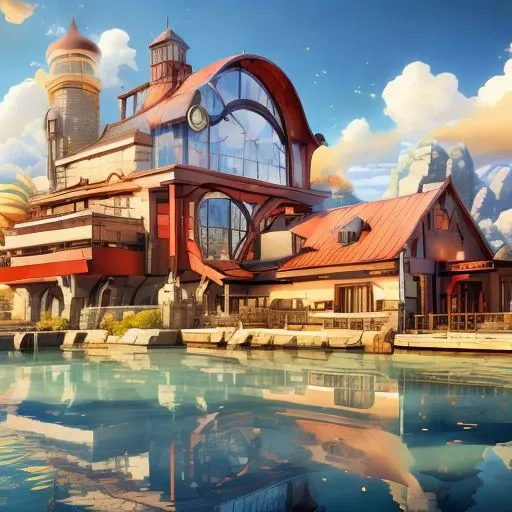 UIA game scene lora|European architecture