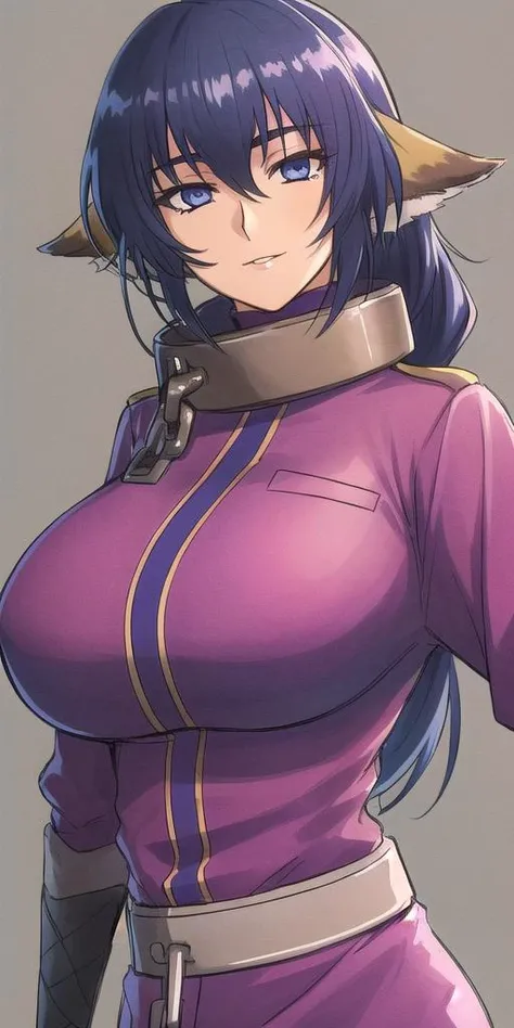 <lora:karulawatureiV3:0.7> karulawaturei, huge_breasts, standing, solo, metal_collar_chain,, masterpiece, best quality, detailed face, detailed eyes, highres,