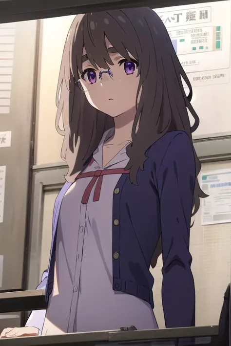 akaneaioi, <lora:akane aioi movie-lora-nochekaiser:1>,
akane aioi, long hair, brown hair, purple eyes, red eyes, glasses, thick eyebrows,
BREAK dress, white dress, cardigan, orange cardigan,
BREAK indoors,
BREAK looking at viewer, (cowboy shot:1.5),
BREAK ...