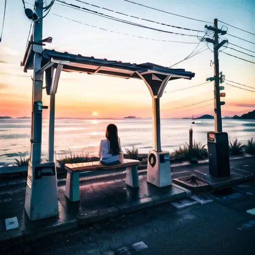 下灘駅 shimonada station (JR SHIKOKU, JAPAN)