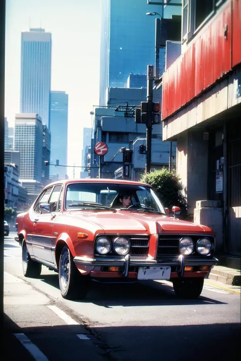 (1970s (style) retro artstyle:1.25)
(red car:1.5) old city night central freeway highway
Japanese classic car
pastel color (city pop:1.5)
<lora:detail_slider_v4:-0.5>
looking at viewer
hyper realistic,metal,professional photo