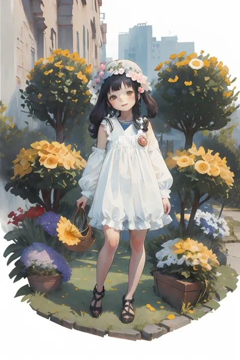 1girl, mkru style ,solo,flower garden <lora:mkru:1> :D  <lora:gachaSplashLORA_gachaSplashFantasy20:1><lora:detailmaker-lite:-1>