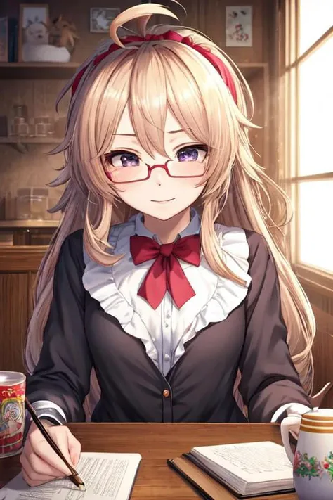 best quality,best quality, best masterpiece,
ahoge,,forehead.
girls..megane.
petite.
scrunchie..
alice.wonderland