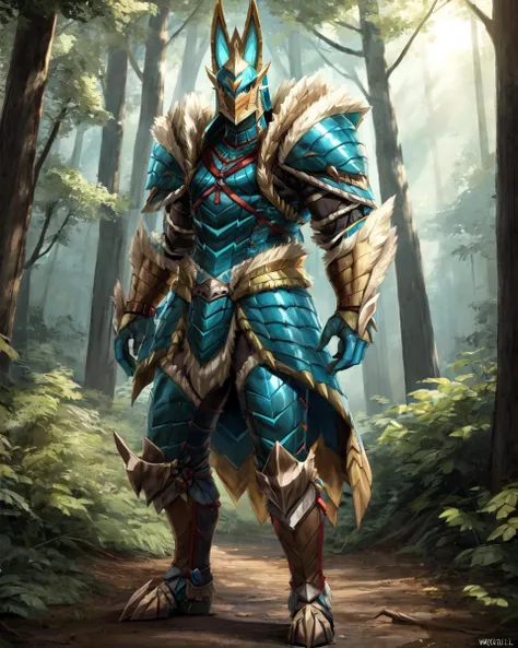 Zinogre GX Armor (Blademaster) [Monster Hunter]