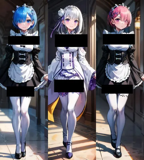 Rem & Ram & Emilia | Re:Zero Roswaal Mansion Pack