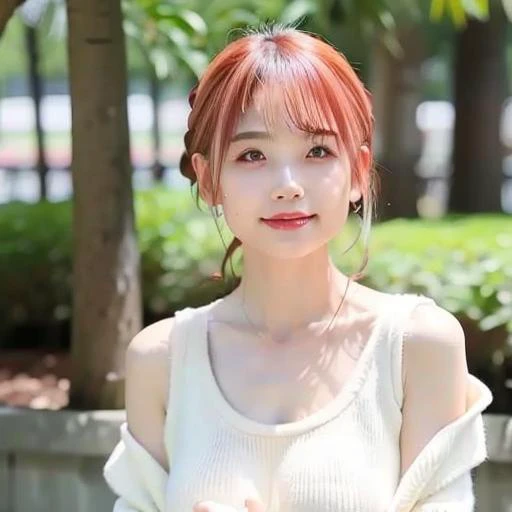 best quality, ultra high res, (photorealistic:1.4), 1girl, beige sweater , bare shoulders, solo focus, ((full body), (platinum pink hair:1), ((puffy eyes)), looking at viewer, facing front, closeup <lora:bingbing:1> <lora:chilloutmixss_xss10:0.6>