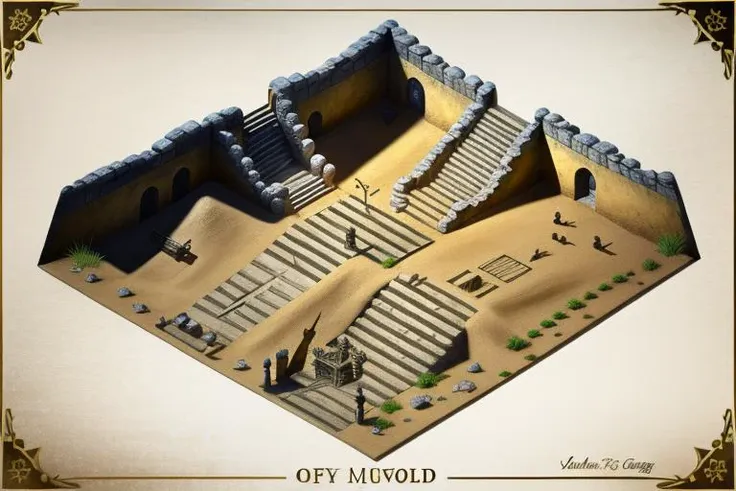 Table Rpg / D&D Maps - Isometric - Room