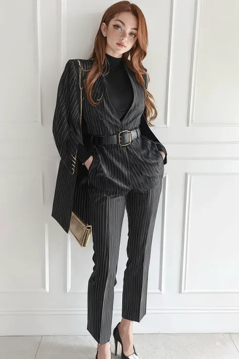 Pin Striped Suit