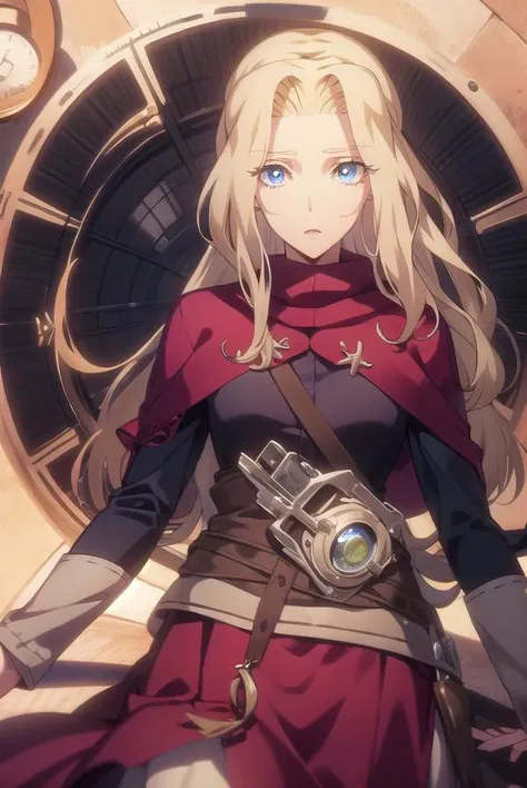 lisatepes, <lyco:lisatepes-lyco-nochekaiser:1>,
lisa tepes, long hair, blue eyes, blonde hair, hair over shoulder, 
BREAK dress, red dress, long sleeves, skirt, long skirt,
BREAK looking at viewer,
BREAK indoors,
BREAK <lyco:GoodHands-beta2:1>, (masterpiec...