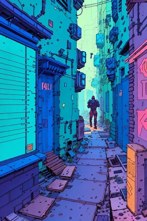 alley, by josan gonzalez