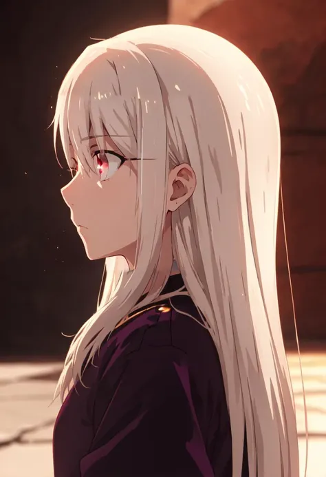 (safe:1.10), best quality, masterpiece, highres, solo, (illyasviel_von_einzbern_fatestaynightufotable:1.10), profile, from side, upper body, anime_style, 12 <lora:illyasviel_von_einzbern_fatestaynightufotable:0.80>