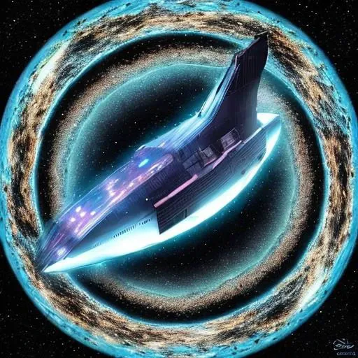 Atomic submarine, deep galaxy