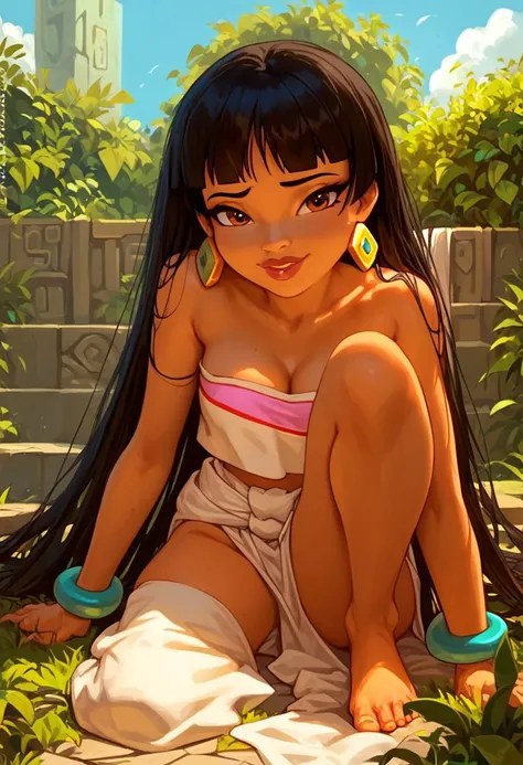 core_9, score_8_up, score_8, cute anime style, Chel from el dorado,