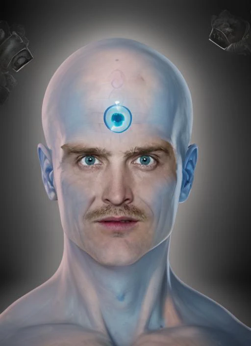 Dr Manhattan from "Watchmen"