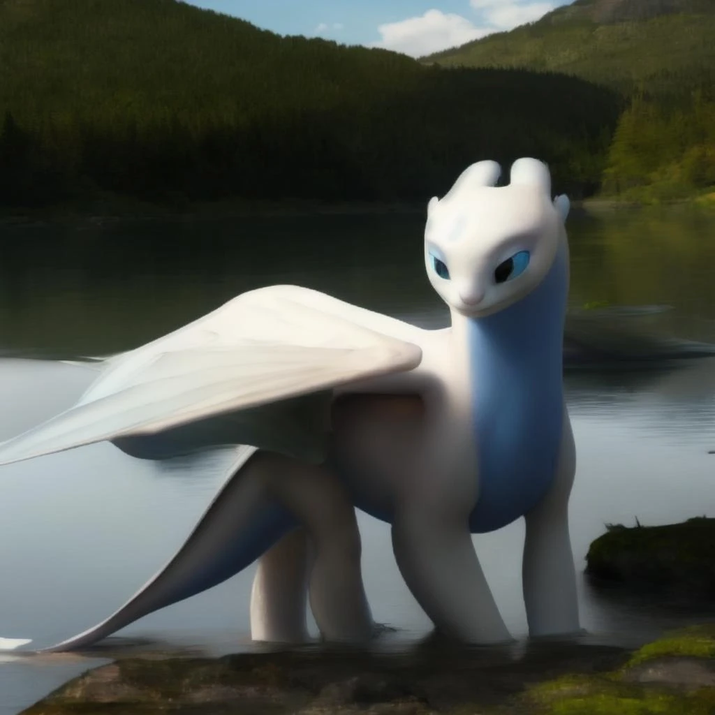 lightfury (how to train your dragon)