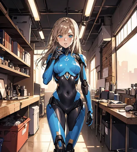 AnjelikaV2, masterpiece, best quality,  1girl,  humanoid robot,  anime screencap, cyberpunk, indoors,  science fiction,  upper body, motion lines,  <lora:add_sharpness:1.5>