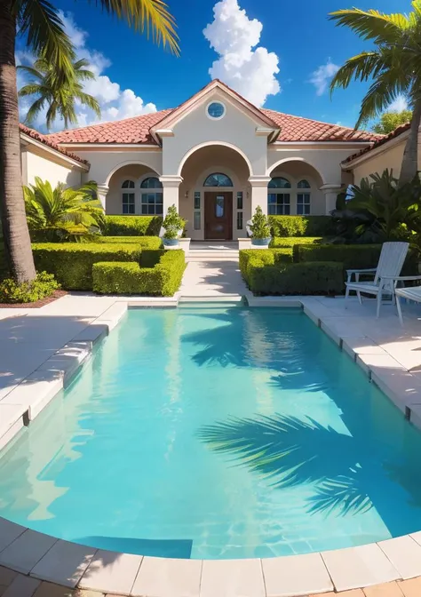 Florida photo, Sarasota flora, lifestyle photo, vacation photo, real estate photo, Sarasota top location, wide shot, great outdoor lighting, alluring lighting, visually pleasing composition, rule of thirds, golden ratio family, god, make America great, tra...