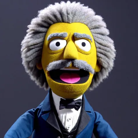 vhs freezeframe, 
frederick douglass (american social reformer, abolitionist)  puppet, 
(mppt:1.2) ,   fearful facial expression...