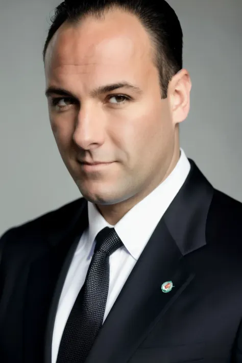 a close up of a man in a suit and tie