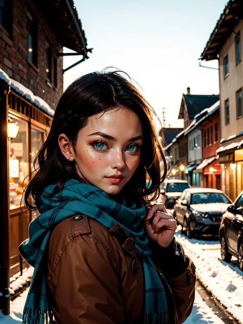 S116_EmilieNereng, 1girl, braid, aqua eyes, brown hair, villager, architecture, winter, winter clothes, scarf,  
masterpiece, best quality, intricate details, <lora:backlight_slider_v10:-0.5> <lora:contrast_slider_v10:3> <lora:add_sharpness:1.0><lora:add_s...