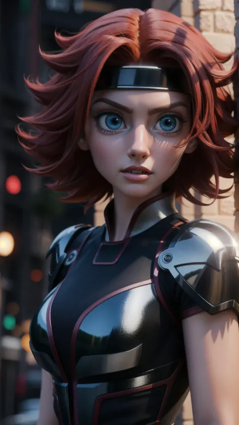 big eyes, <lora:kallentest:1> kallen stadtfeld, blue eyes, headband, red hair <lora:add_detail:0.4> BREAK, masterpiece, best quality, extremely detailed, highly quality, 4k, sharp focus, professional, sharp focus, award winning, cinematic lighting, octane ...