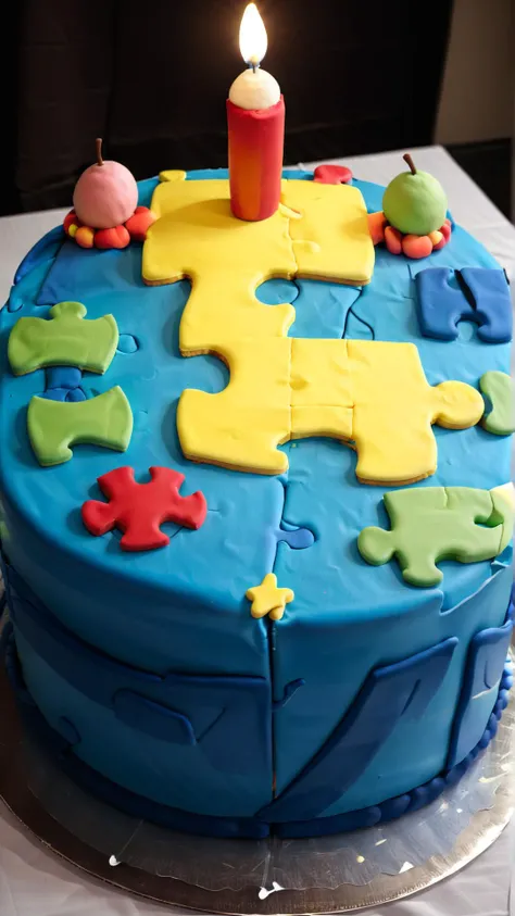 <lora:CakeStyleXL:1> CakeStyle Puzzles, custom cake, birthday cake,