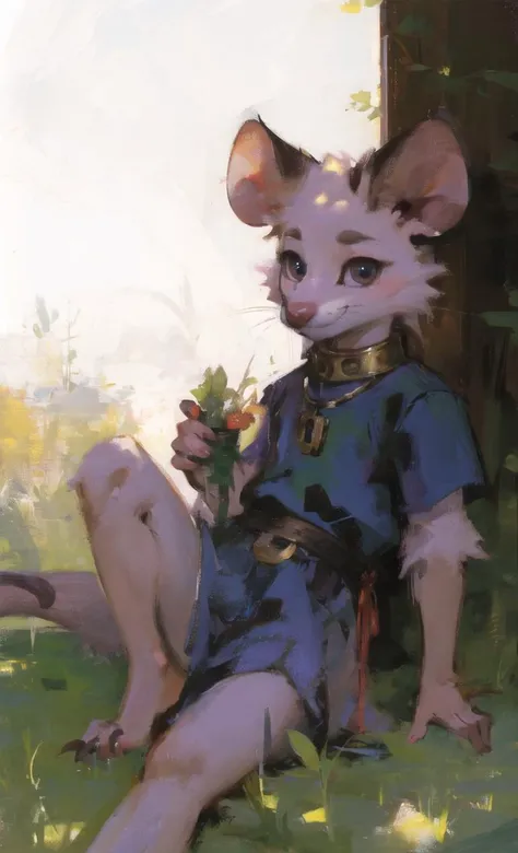 absurdres, highres, ultra detailed, masterpiece,sharp shading,perfect lighting,grass
furry girl,rat,possum,(kid:1.5),iron necklet,slave,
opossum, possum ,looking at viewer
<lora:Oilpainting:0.5> <lora:servalcat:0.5> <lora:Hyilpi_style:0.3> <lora:bouguereau...