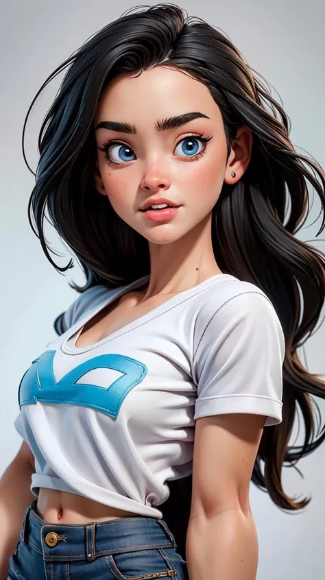 <lora:edgArgentina_Doll_Likeness:1>, perfect hands, short black hair, soccer tshir, argentinian tshirt, white and blue shirt, black hair, edgarg_body, edgarg_face, edgarg_woman, shorts, woman, photo, realistic, hypernaturally, expressive eyes, big bust. de...