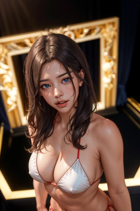 highres,absurdres,masterpiece,best quality,original,extremely detailed CG,extremely detailed wallpaper,perfect lighting,blurry background,Standing on the stage,from above,bikini,
<lora:edg_LatinaDollLikeness:0.8>,beautiful Lnd_woman,perfect Lnd_face,perfec...