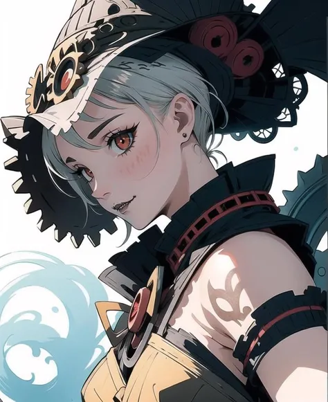 (best quality, masterpiece), <lora:tangbohu-detailer_1.0:0.8> (1man, wrinkled face, old male:1.2), grey eyes, gray hair, undercut, portrait, looking at viewer, solo, (full body:0.6), detailed background, (<lora:kVoidEnergy-000001:0.5>, V0id3nergy, void the...
