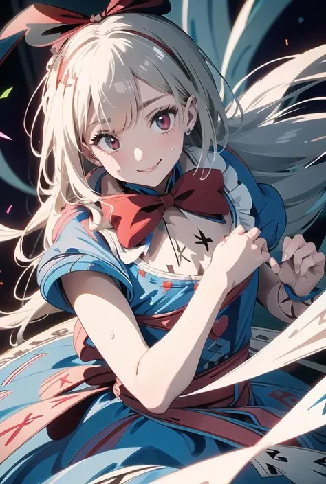 limited palette,(alice in wonderland:1.5),cinematic lighting, vector art,vivid tone,soft clean focus,best quality,masterpiece,ultra high res,
(16K:1.3)(masterpiece:1.3), (ultimate quality:1.0), (official art:1.2), (flawless beauty face:1.1), (beautiful:1....