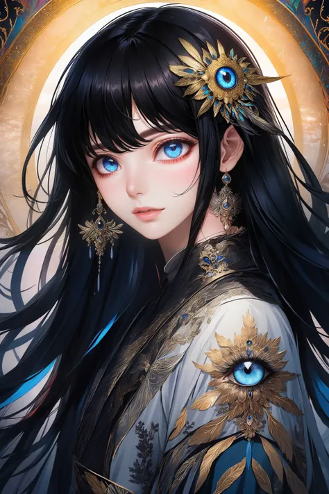 (anime, pixiv, masterpiece, best quality, highres), (finely detailed beautiful eyes: 1.2), (detailed background, dark fantasy), (beautiful detailed face), high contrast, (best illumination, an extremely delicate and beautiful), ((cinematic light)), colorfu...