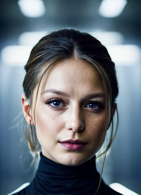 A stunning intricate full color portrait of (sks woman:1), wearing a black turtleneck, epic character composition, by ilya kuvshinov, alessio albi, nina masic, sharp focus, natural lighting, subsurface scattering, f2, 35mm, film grain, <lora:locon_melissa_...