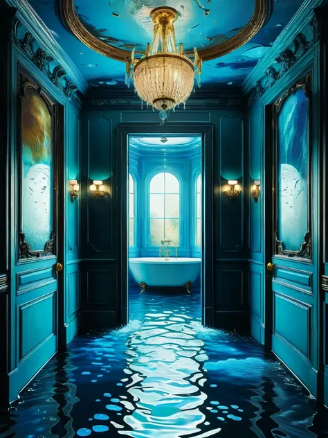 masterpiece, intricate detail, 8K, HDR, 

Water floods the room, bright and blue. It moves gently, washing through from the doorway as though it has every right to be there.

dreamlike fantasy art,

<lora:RMSDXL_Enhance:0.45>,
<lora:add-detail-xl:0.8>,
<lo...