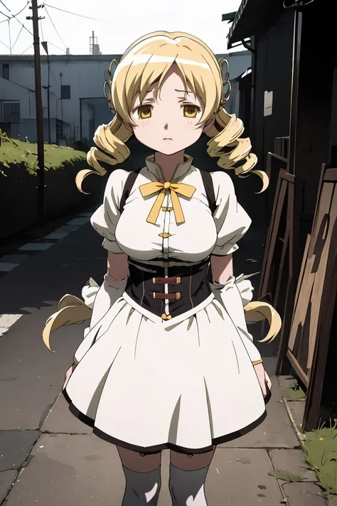 (masterpiece, best quality), 1girl, <lora:mami-madomagi:0.8> mami tomoe