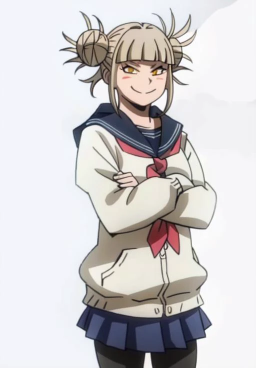 <lora:my_hero_academia:0.8>, himiko_toga, smirk,