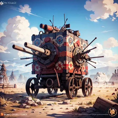 concept art   <lora:totempunkai_v10:.55>, totempunkai siege engine