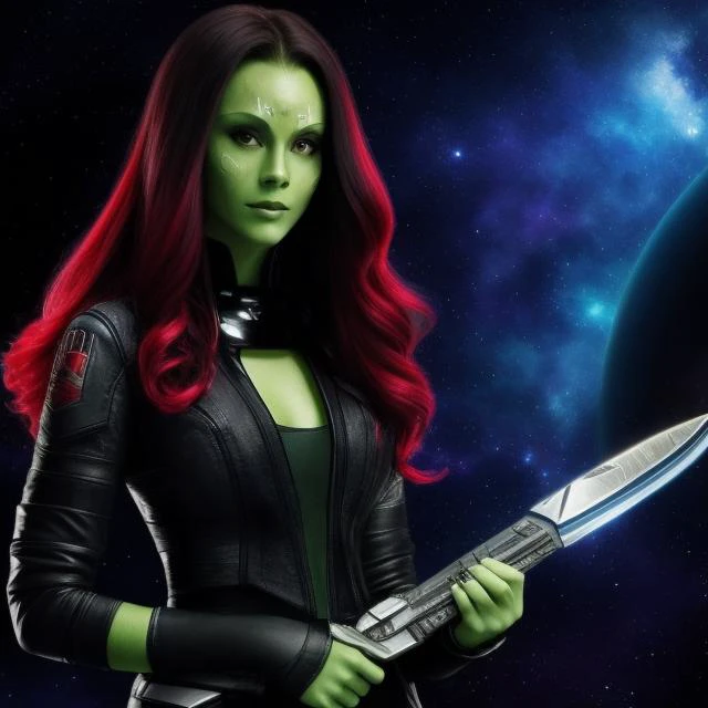 gamora in guardians of the galaxy