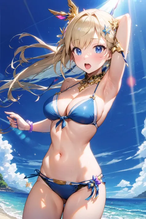 <lora:apstyle:0.9> apstyle1girl,bikini, beach, light particles, light rays, wallpaper
masterpiece best quality 1girl