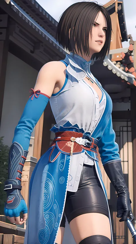 masterpiece,best quality,1girl,short hair, chinese clothes, <lora:jiruxue:0.8>, cowboy shot, dynamic pose, dynamic angle,