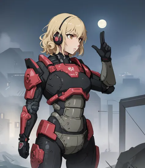 (masterpiece, best quality), front view ,(1girl), handjob gesture, , (mature female, feminine face, beautiful face, solo, power armor <lora:Clothing Halo Armor (DYHA) by EDG:0.75>, scifi armor, flat chest, slim hips, normal thighs), tanned skin, shortstack...