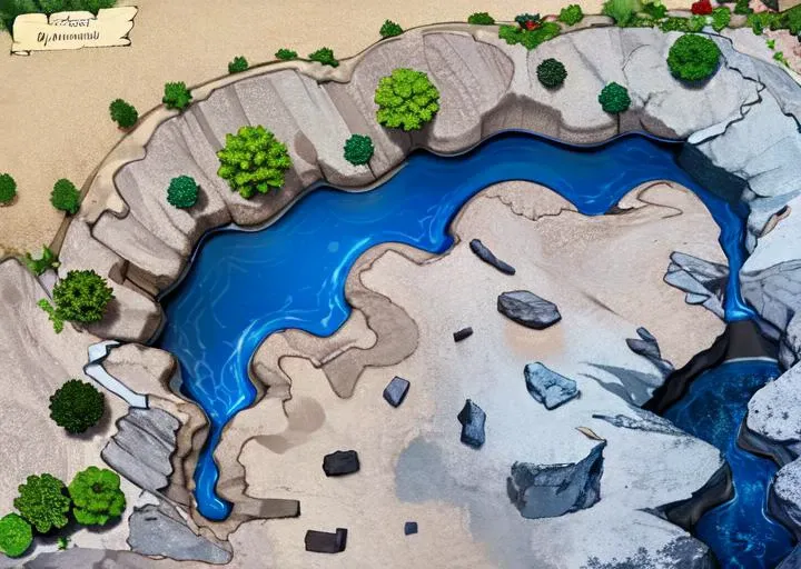 Table Rpg / D&D Maps #5 - Crater