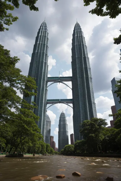 Twin Towers - lora for Petronas Twin Towers