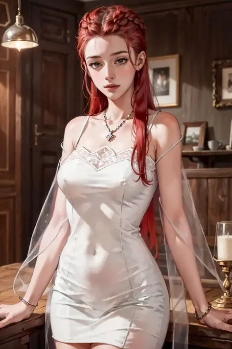 best quality,masterpiece,highres,original,extremely detailed wallpaper,perfect lighting,extremely detailed CG,blurry background,standing,
<lora:dahlia:0.6>,dahlia hawthorne,long hair,red hair,