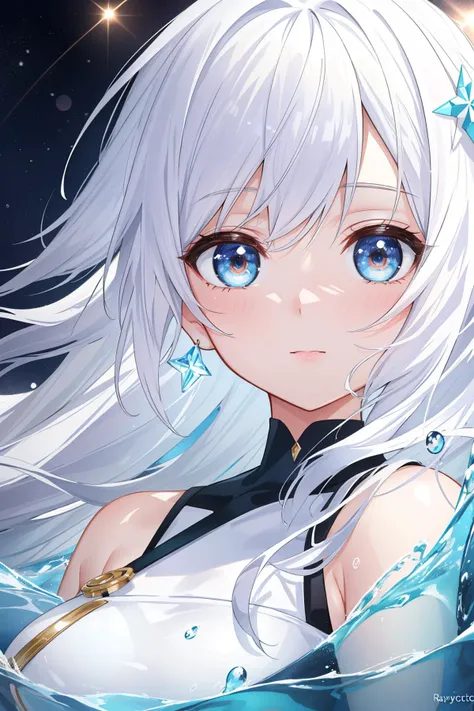 1girl, vibrant Vector Art, hyper detailed, extreme close-up shot of a ("Play that funky music, white boy.":1.3) , it is very Graceful and Wavy, from inside of a Enigmatic Mountain, dense water and Dwarf Planet Makemake in background, Winter, Sharp and in f...