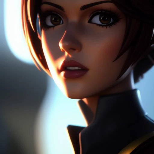 sexy cute brunette woman, mix of darkest dungeon style and darkestdungeon style and clonewars style and clone wars style and joj...