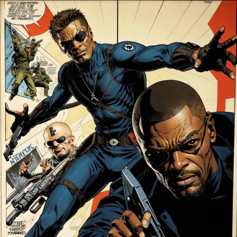 <lora:jimsterankov2:0.75> steranko, nick fury, eyepatch, spy