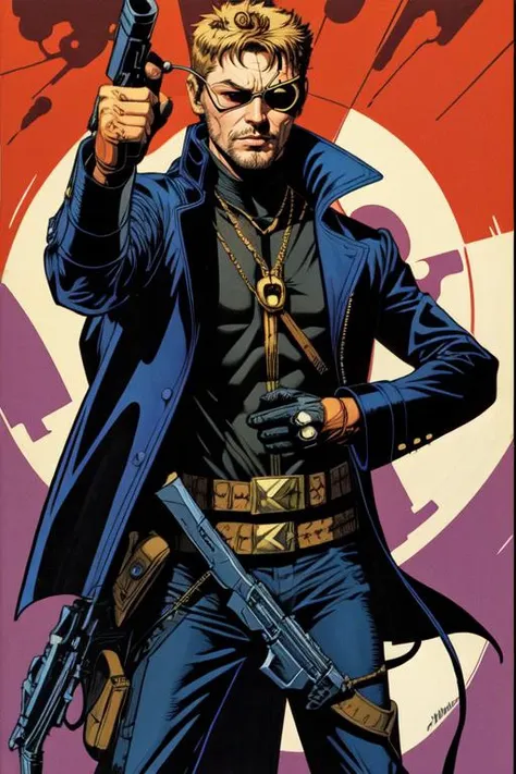 <lora:jimsterankov2:0.75> steranko, nick fury, solo, eyepatch, spy